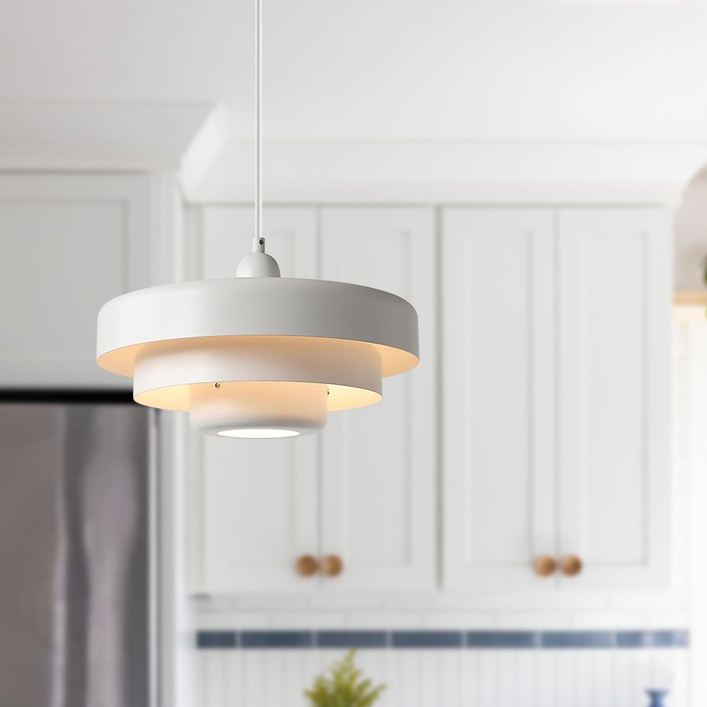 PrismicCircle | Moderne Glas Loftlampe i Nordisk Design til Hjemmet