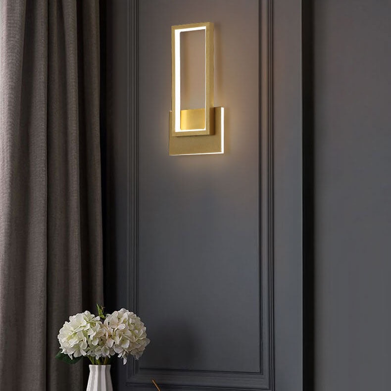 QuadLight | Elegant Rektangulær Væglampe