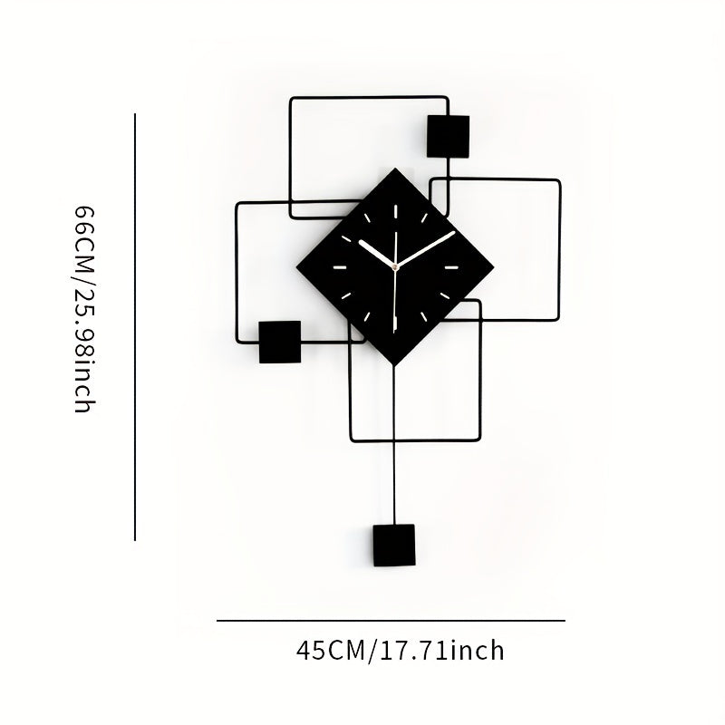 QuadraClock | Moderne Geometrisk Vægur