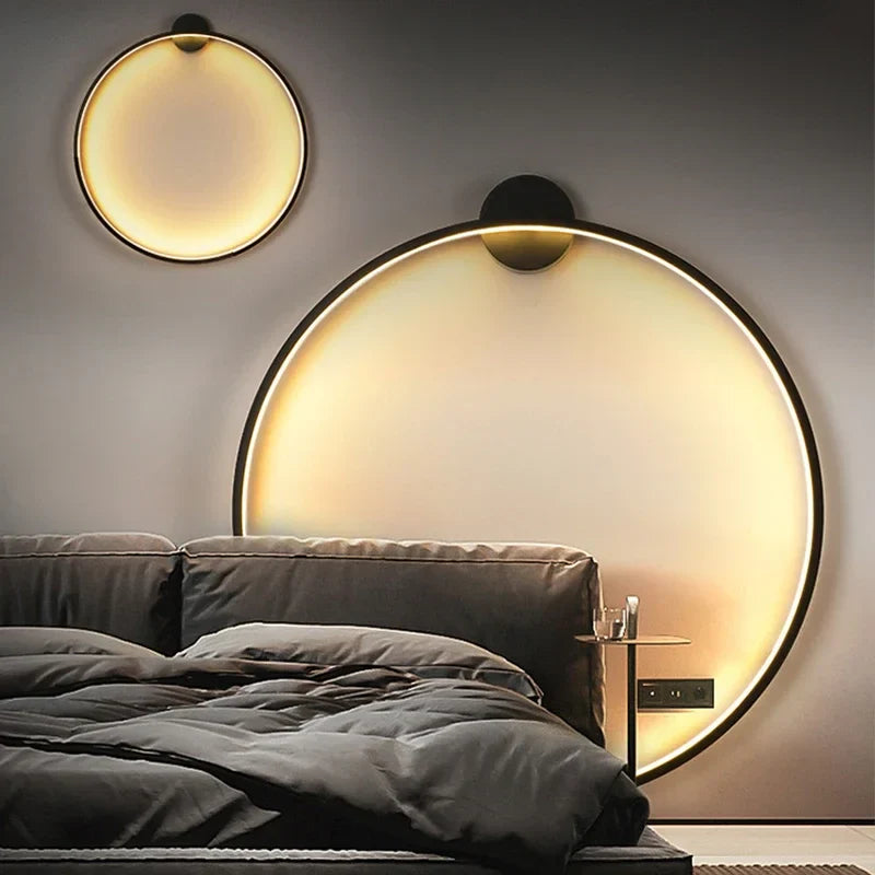 RadiantCircle | Minimalistisk Væglampe