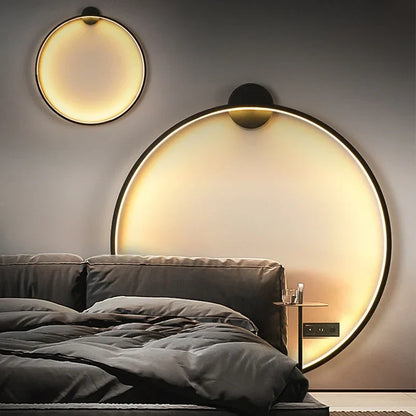 RadiantCircle | Minimalistisk Væglampe