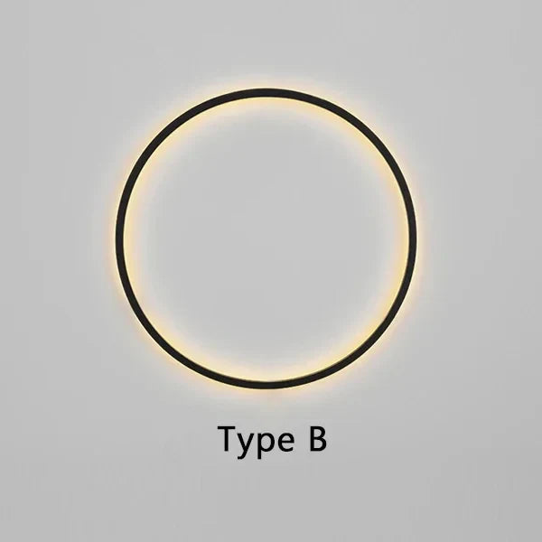 RadiantCircle | Minimalistisk Væglampe