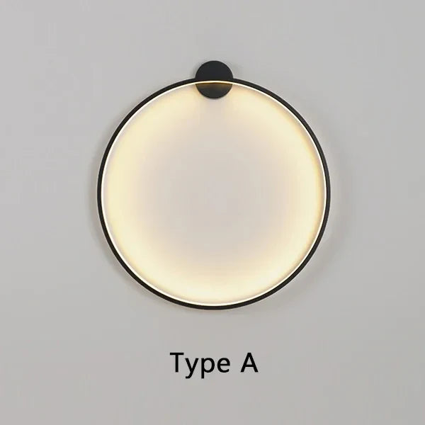 RadiantCircle | Minimalistisk Væglampe