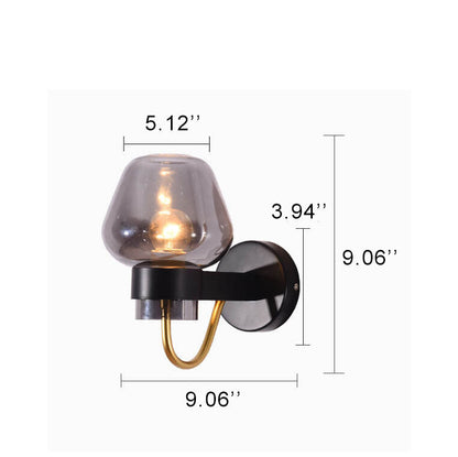 RadiantCurves | Moderne Glas Væglampe