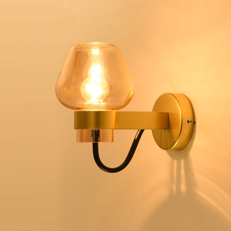 RadiantCurves | Moderne Glas Væglampe