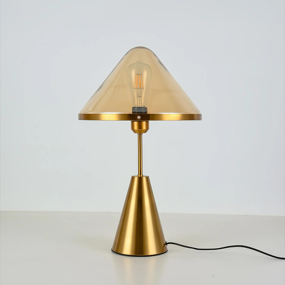 RadiantDome | Moderne Metallisk Accentlampe