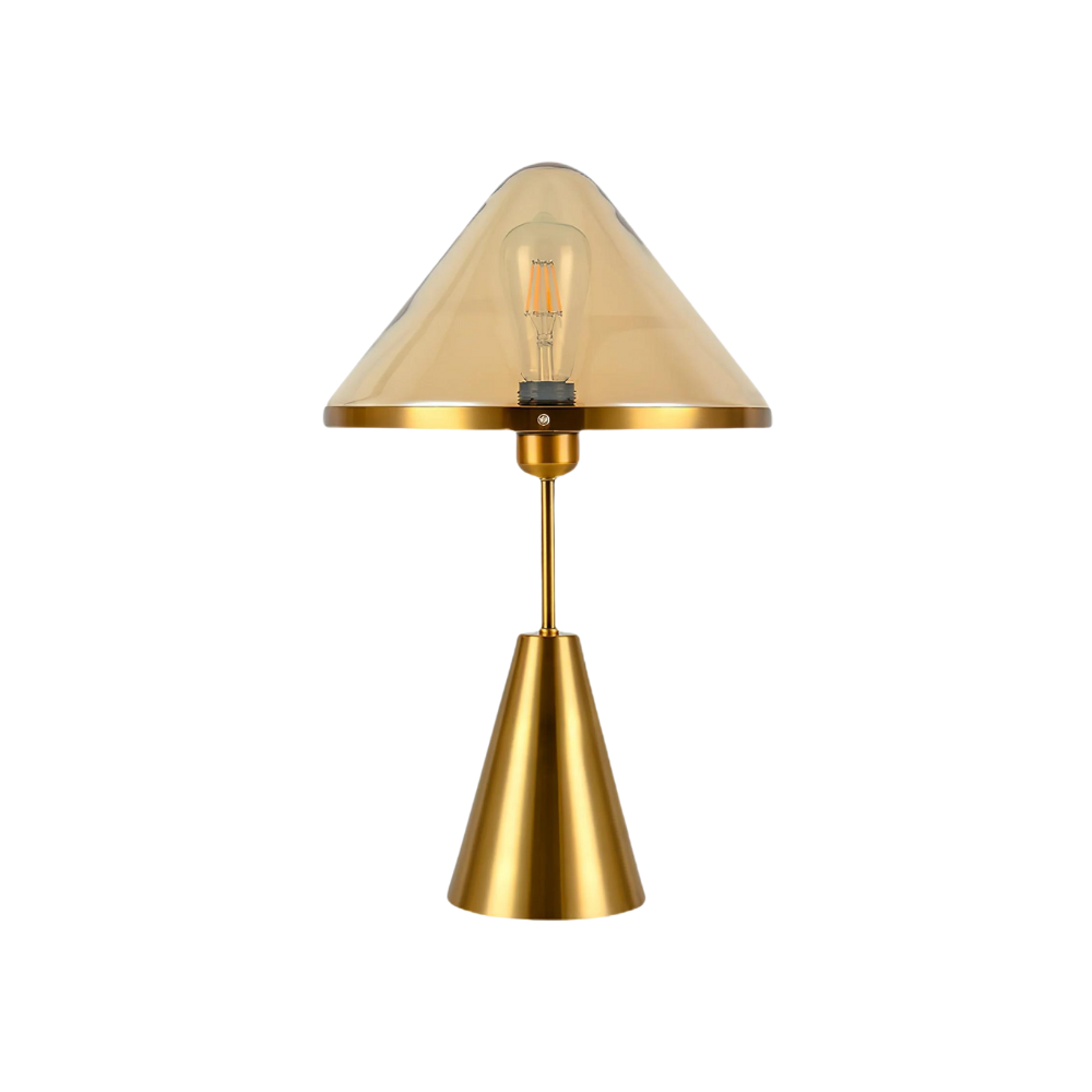 RadiantDome | Moderne Metallisk Accentlampe