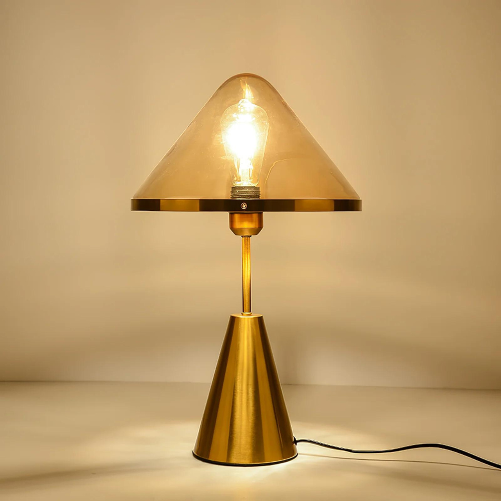 RadiantDome | Moderne Metallisk Accentlampe