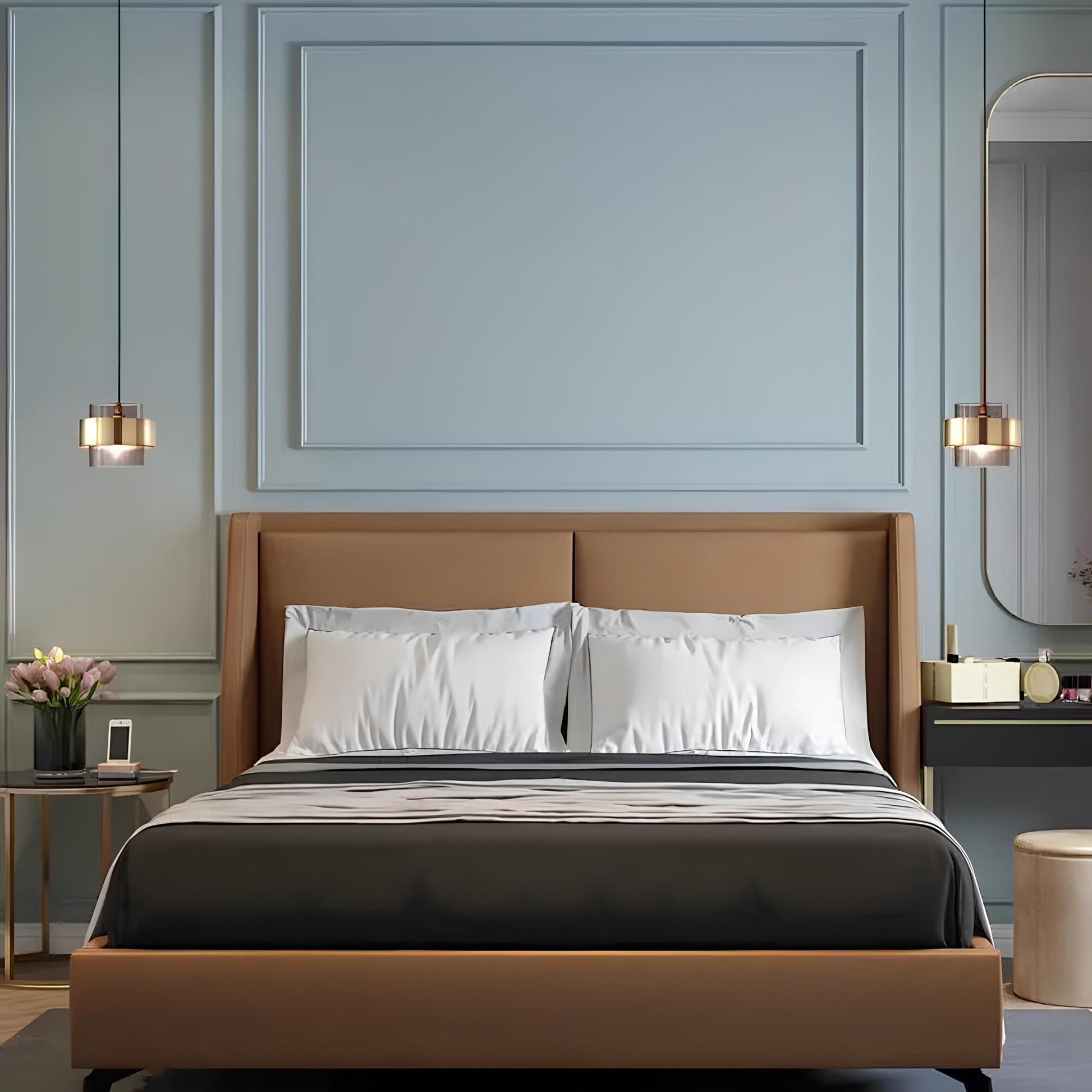 RadiantForm | Moderne Glas & Metal Loftlampe