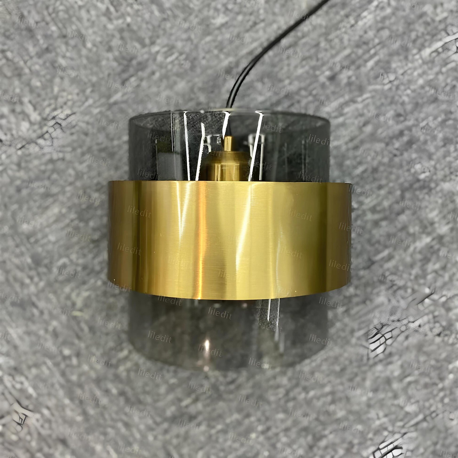 RadiantForm | Moderne Glas & Metal Loftlampe