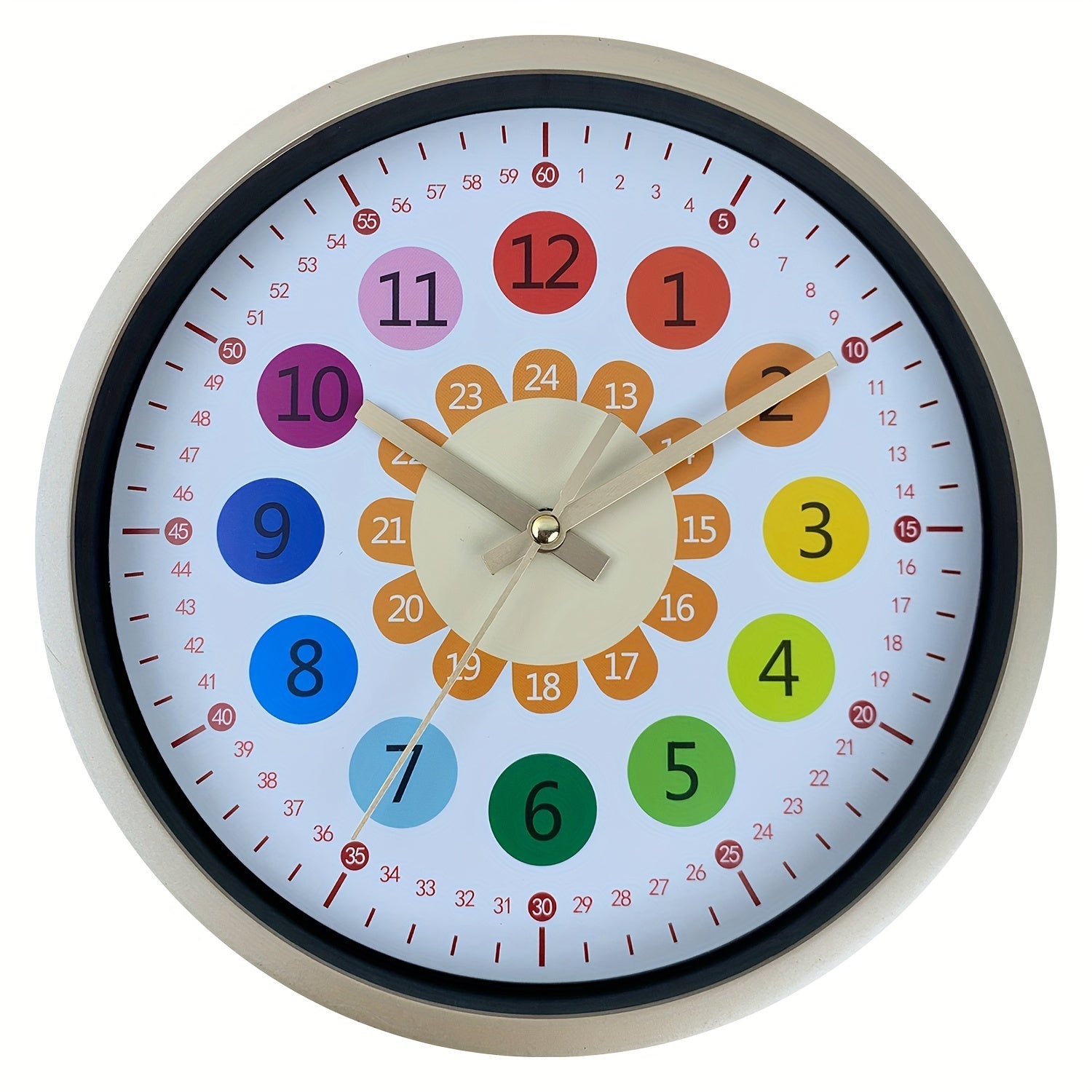 RainbowTime | Farverig Vægur