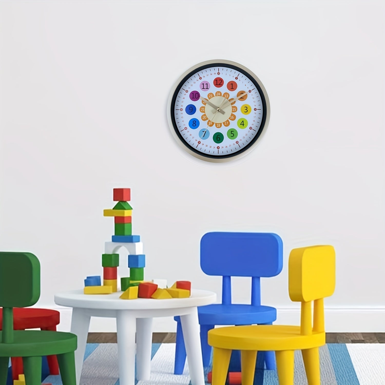 RainbowTime | Farverig Vægur