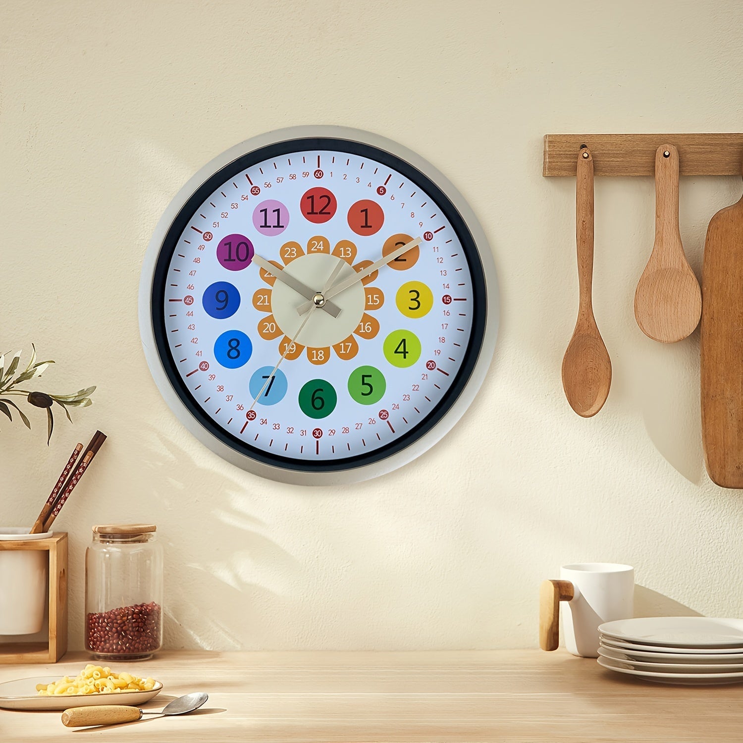 RainbowTime | Farverig Vægur
