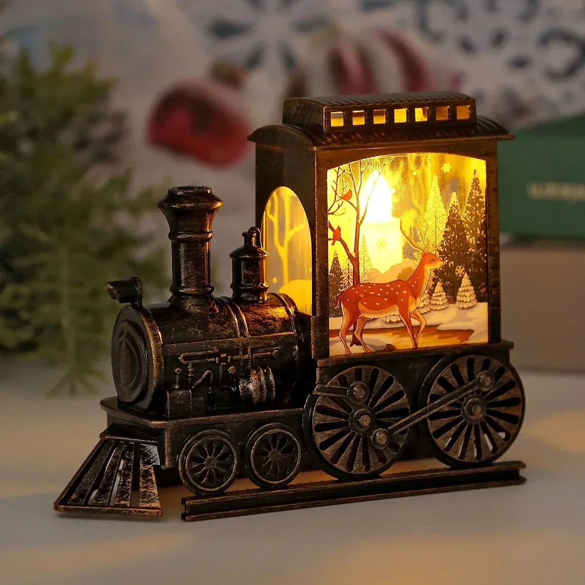 RetroTrainGlow | Nostalgisk Vintage Lampe