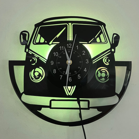 RetroVan | Retro LED Van Vægur