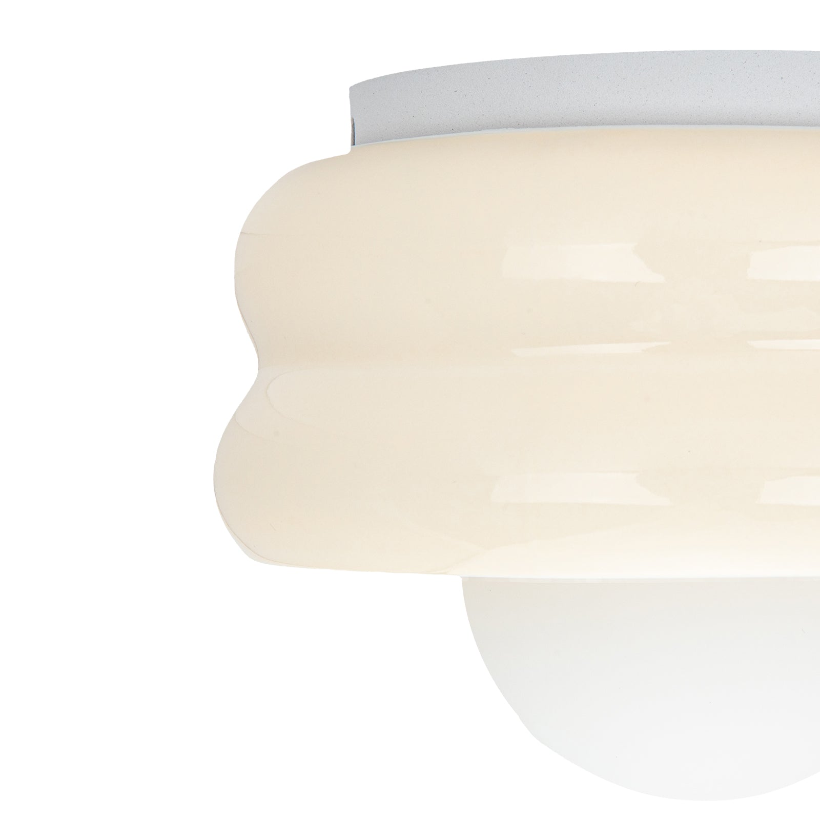 RingGlow | Elegant Rund Keramisk Væglampe