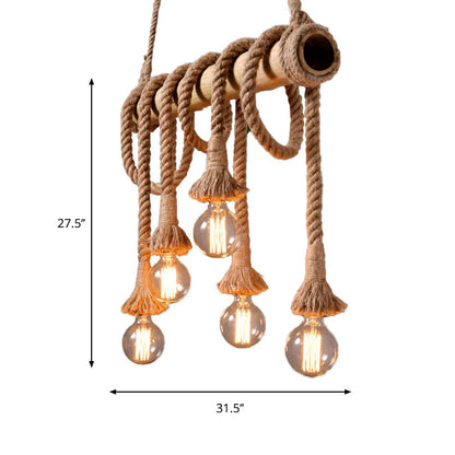 RopeLight | Moderne Sejlampe med Reb