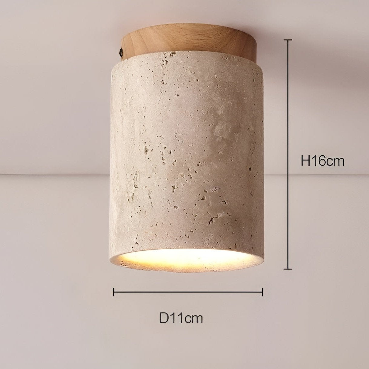 RusticGleam | Wabi Sabi Japansk Loftlampe