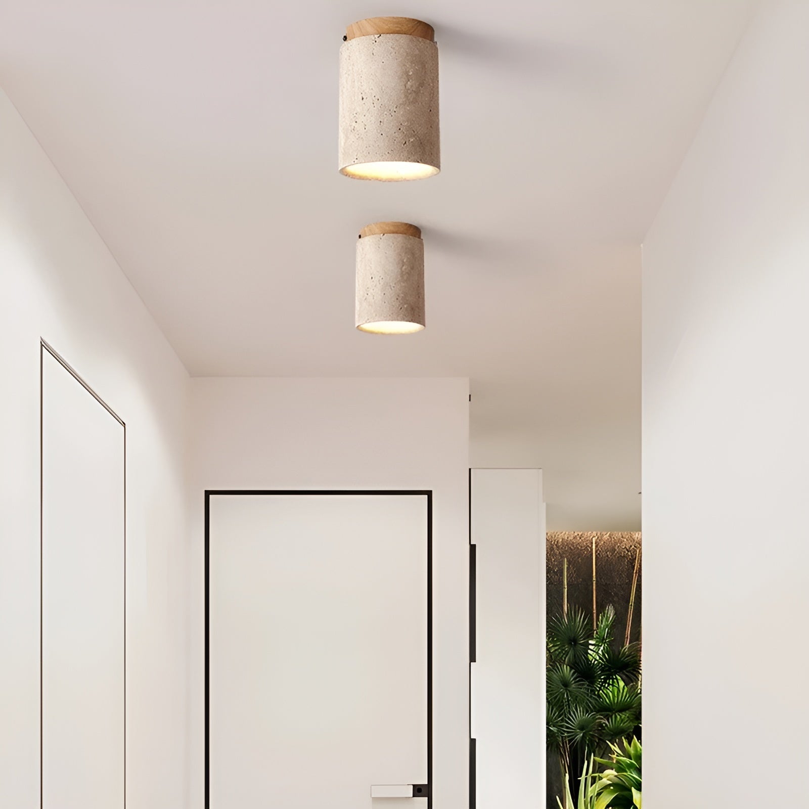 RusticGleam | Wabi Sabi Japansk Loftlampe