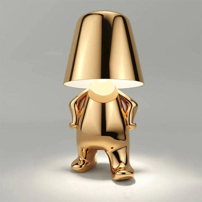 GleamBuddy | Elegant Metallisk Bordlampe