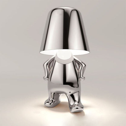 GleamBuddy | Elegant Metallisk Bordlampe