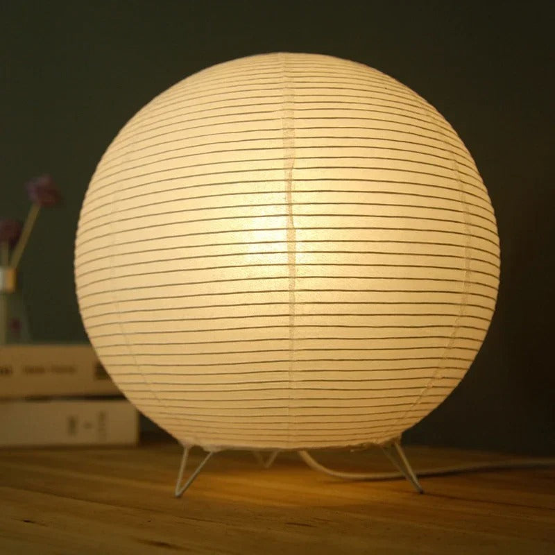 SatoriGlow | Rolig Papirstil Lampe