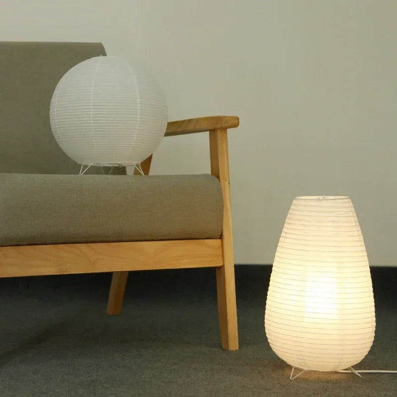 SatoriGlow | Rolig Papirstil Lampe