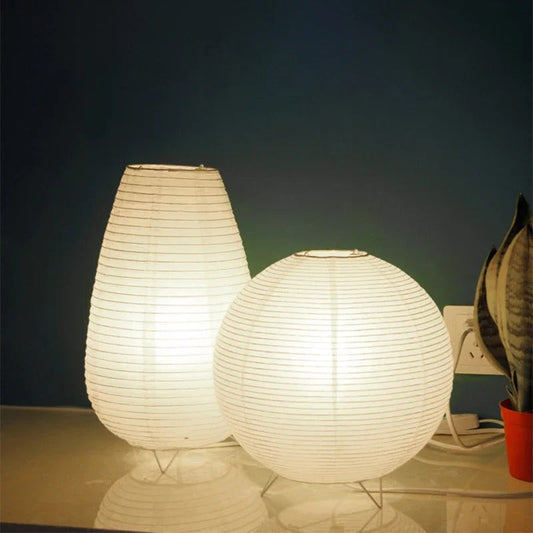 SatoriGlow | Rolig Papirstil Lampe