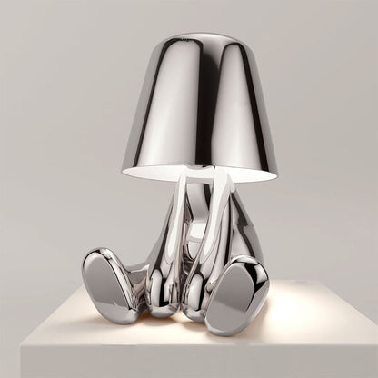 GleamBuddy | Elegant Metallisk Bordlampe