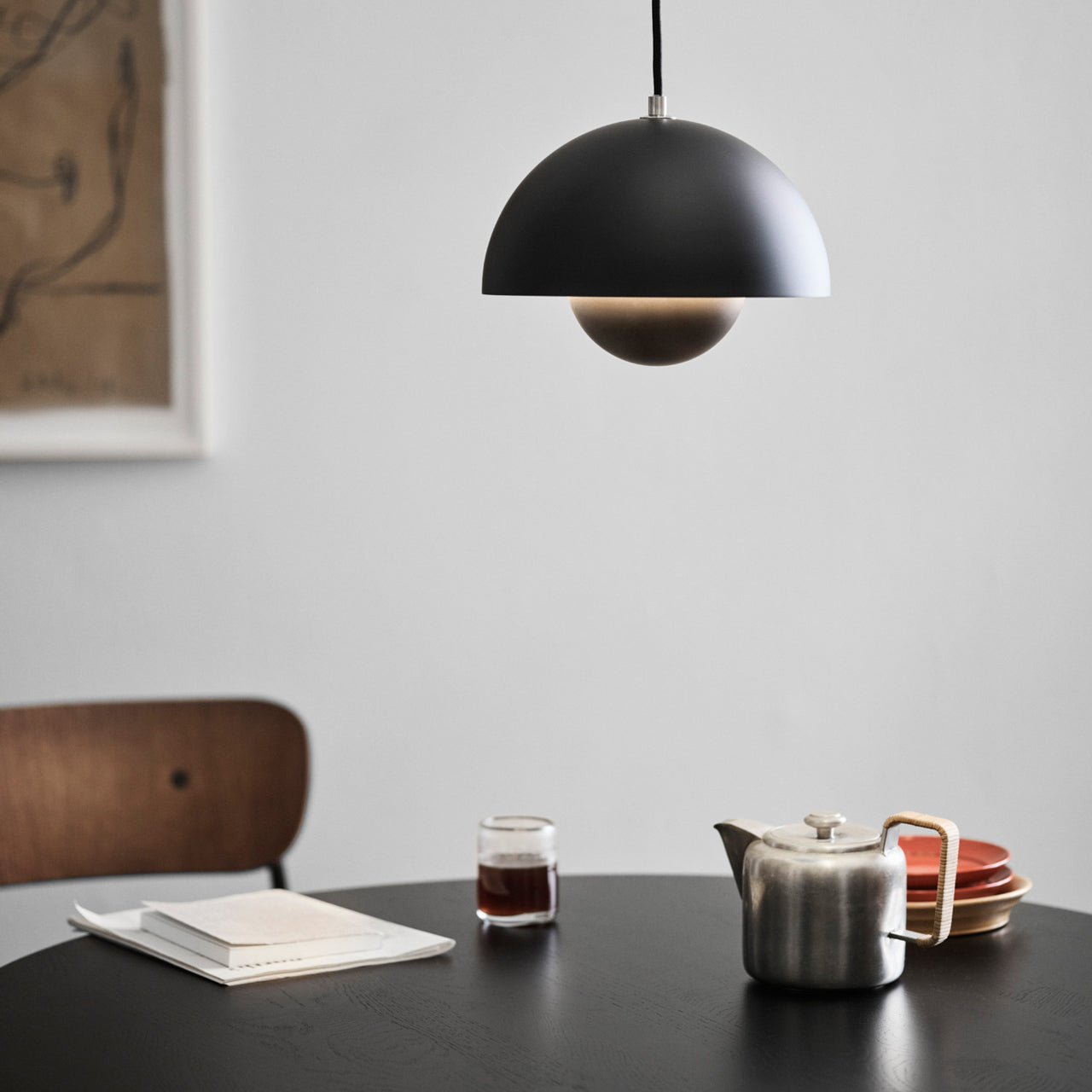 ScandiLight | Skandinavisk loftlampe med justerbart ophæng og varm glød