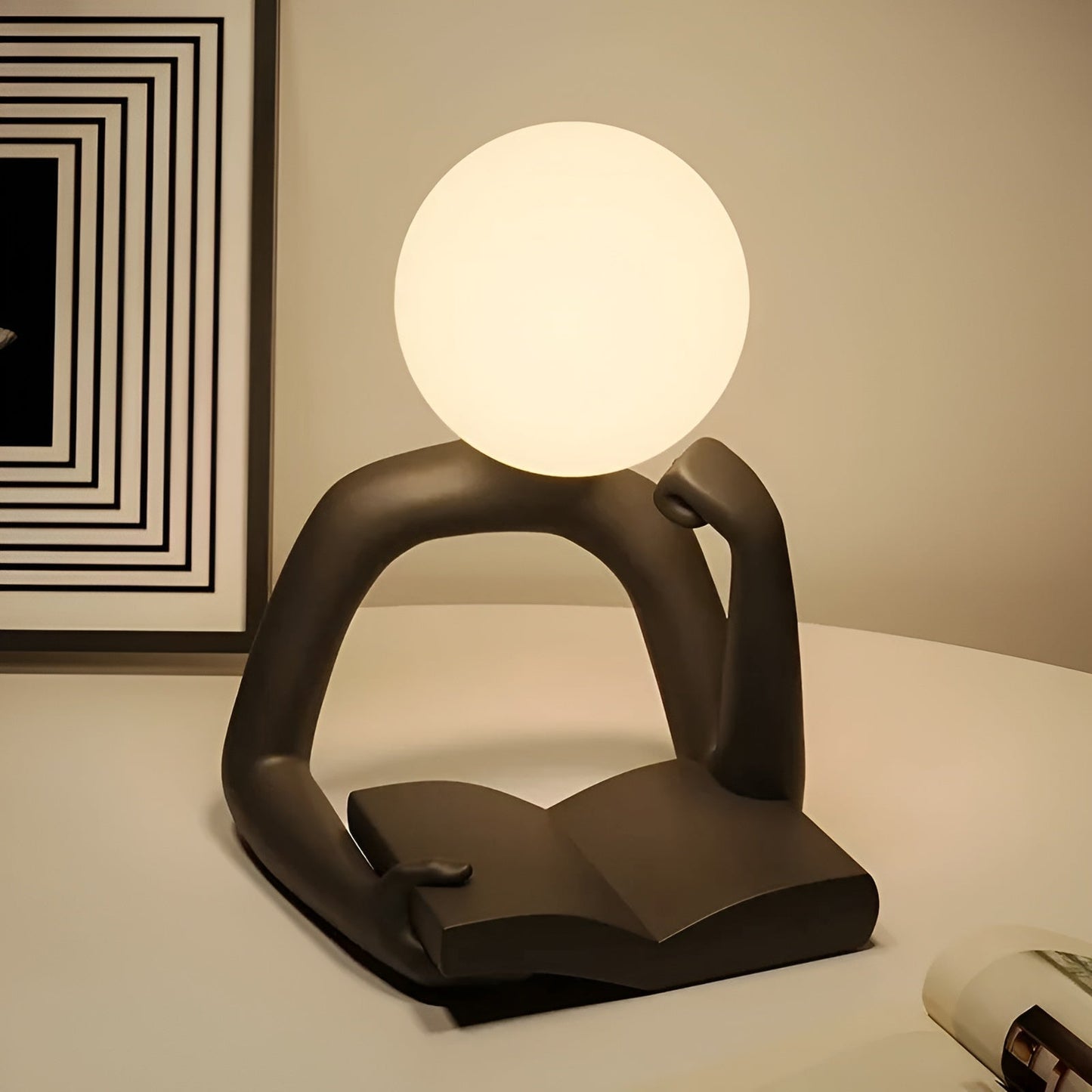 ArtLuxe | Abstrakt Skulpturel Bordlampe