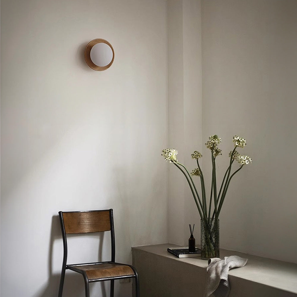 SculptedLight | Modern Træ Væglampe