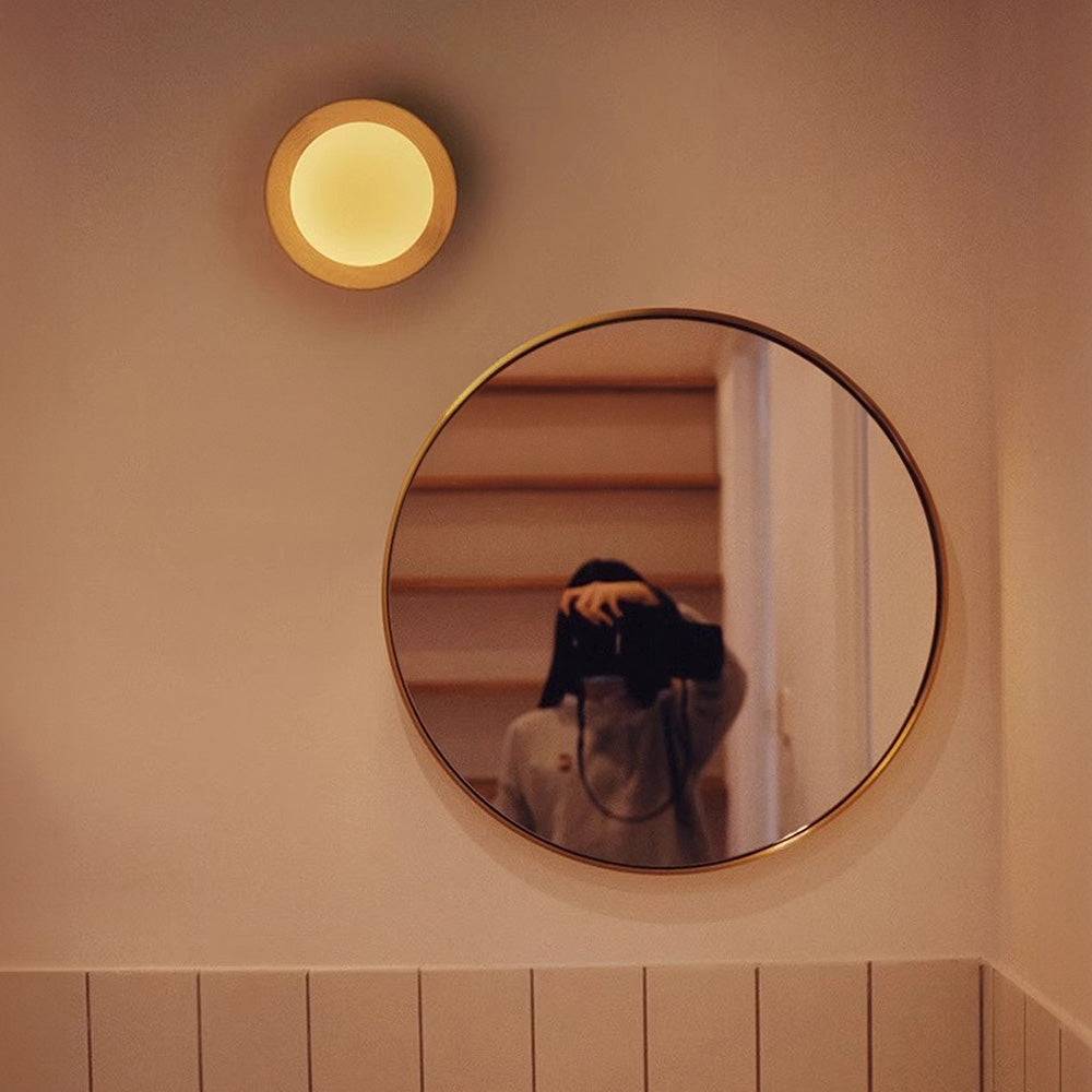 SculptedLight | Modern Træ Væglampe