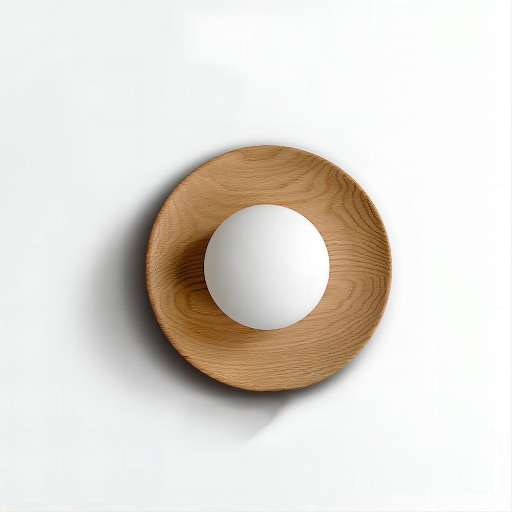 SculptedLight | Modern Træ Væglampe
