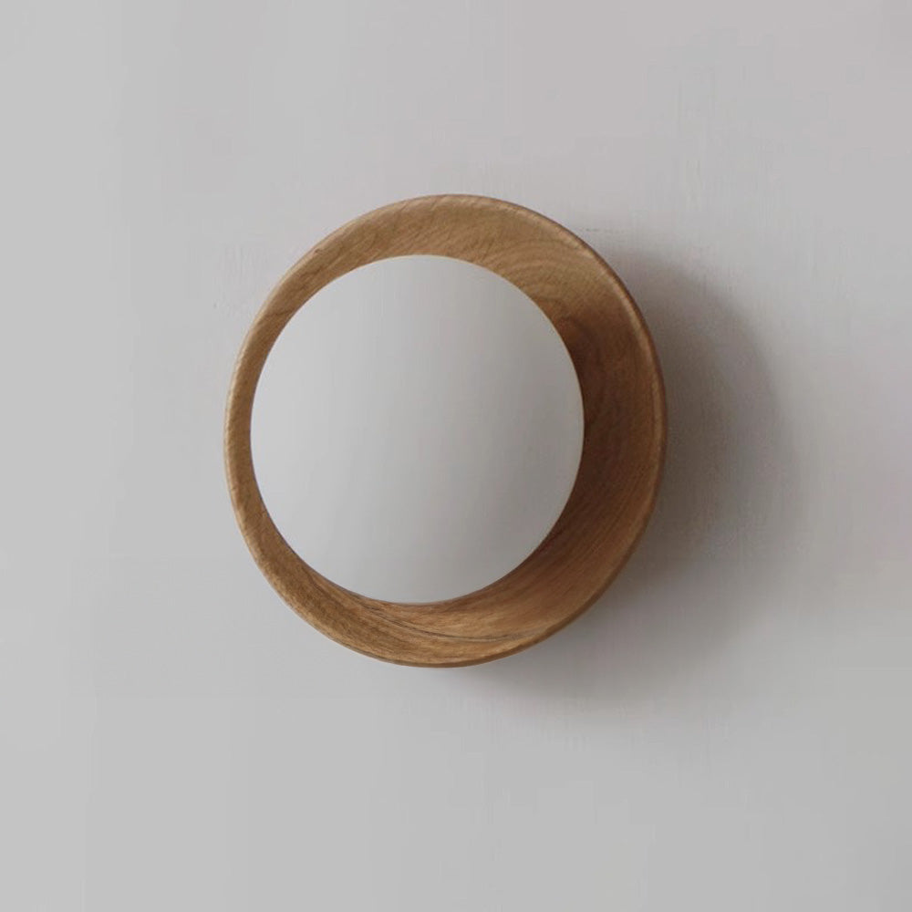 SculptedLight | Modern Træ Væglampe