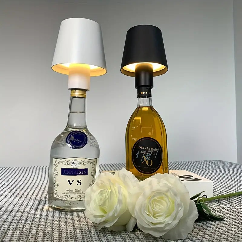 SerenityLuxe | Elegant & Bærbar Vinbordlampe