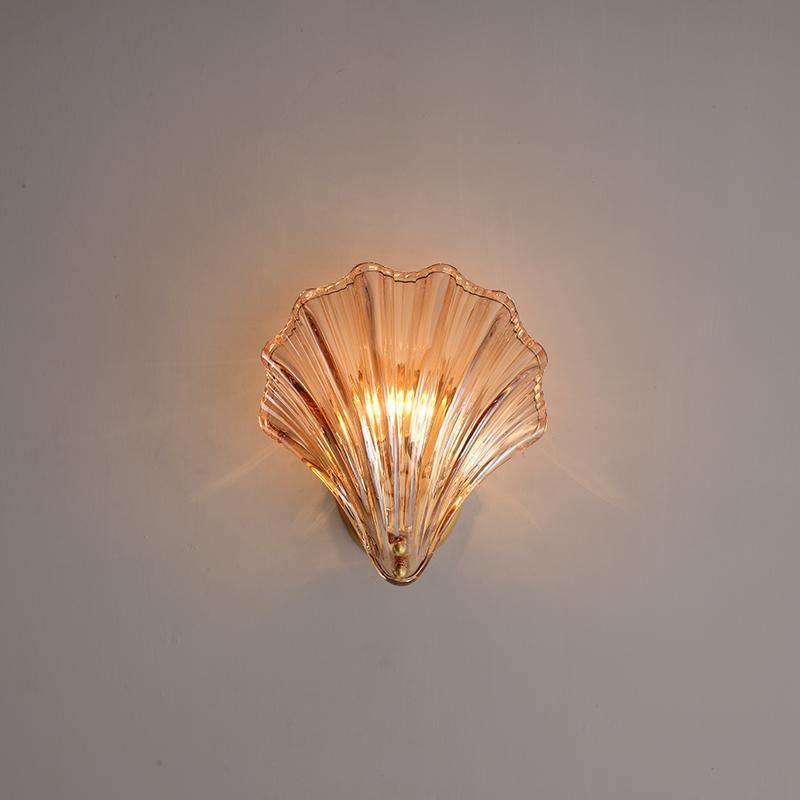 ShellGlow Væglampe | Muslingeformet LED-Lampe med Kystnær Elegance