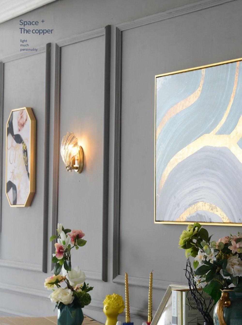 ShellGlow Væglampe | Muslingeformet LED-Lampe med Kystnær Elegance