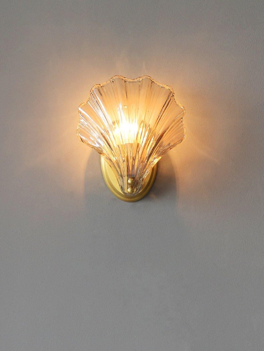 ShellGlow Væglampe | Muslingeformet LED-Lampe med Kystnær Elegance