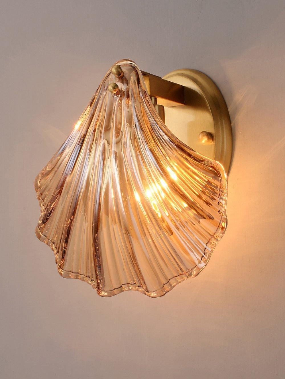 ShellGlow Væglampe | Muslingeformet LED-Lampe med Kystnær Elegance