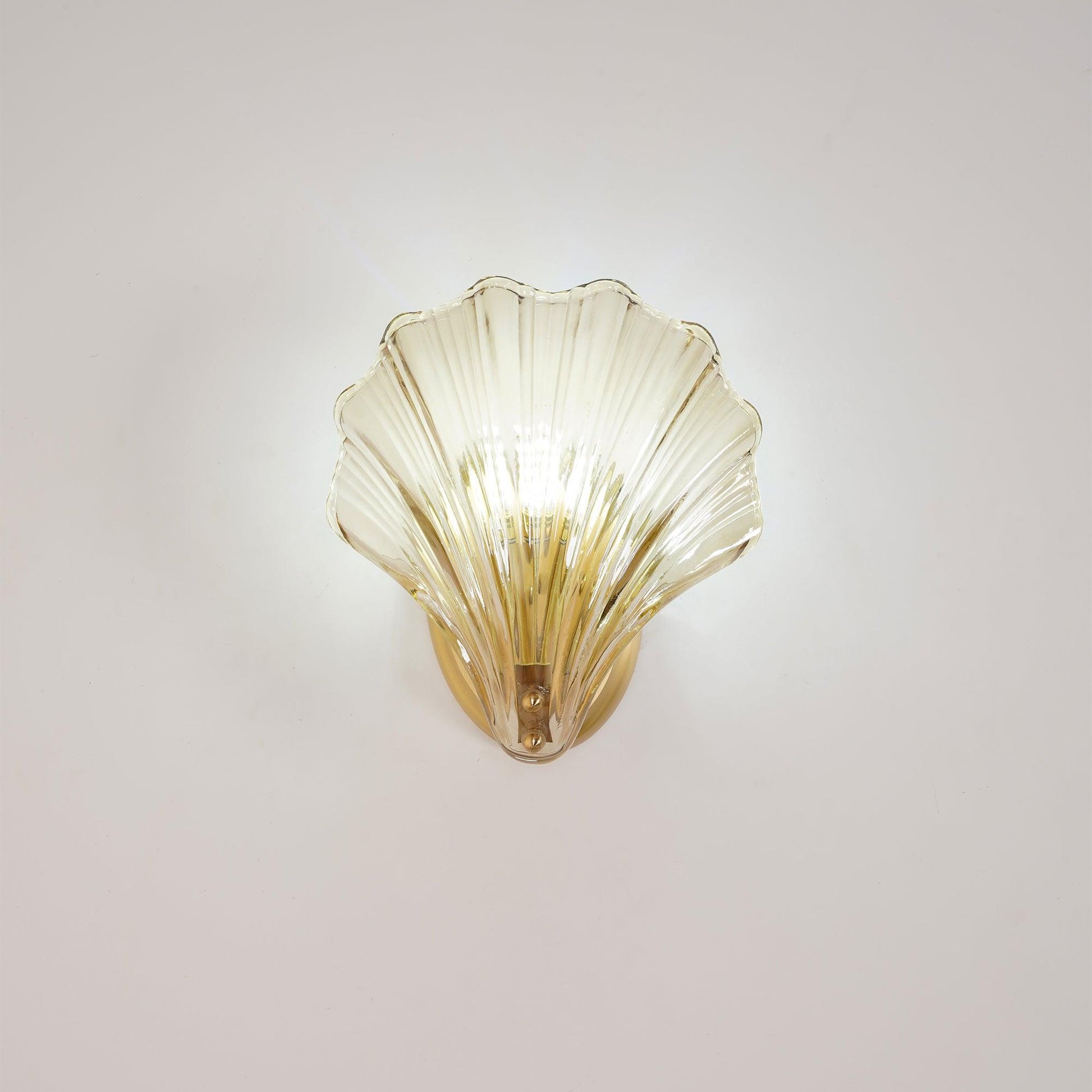 ShellGlow Væglampe | Muslingeformet LED-Lampe med Kystnær Elegance