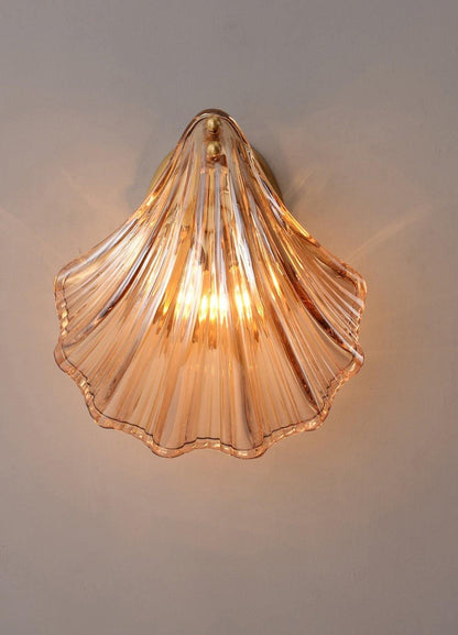 ShellGlow Væglampe | Muslingeformet LED-Lampe med Kystnær Elegance