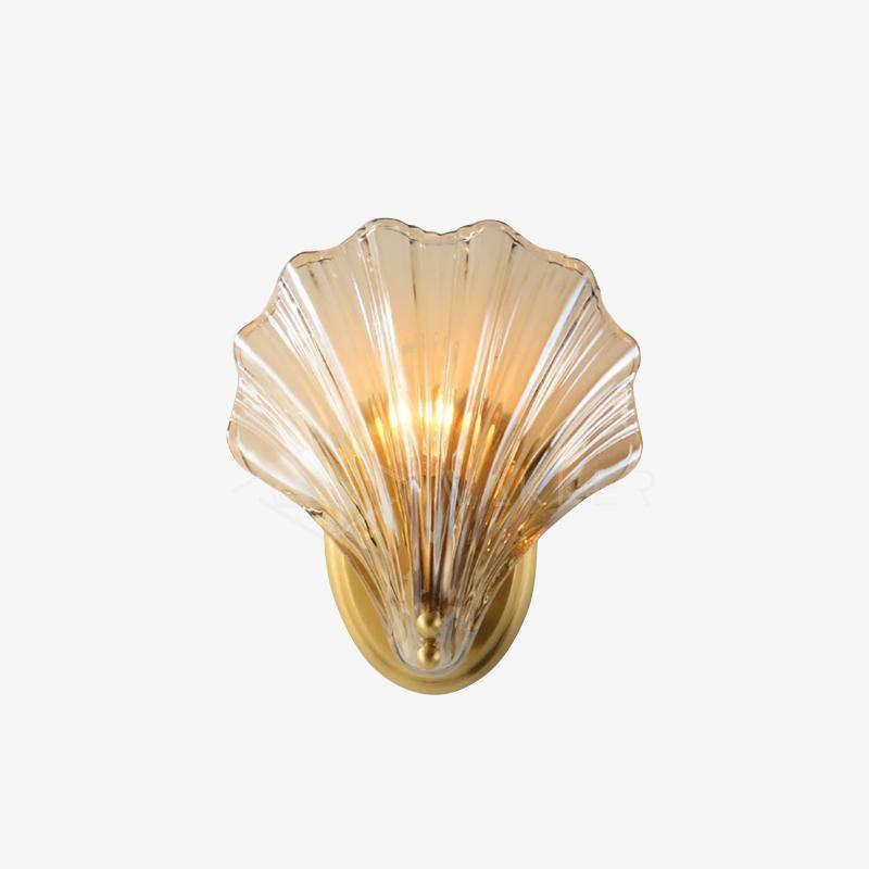 ShellGlow Væglampe | Muslingeformet LED-Lampe med Kystnær Elegance