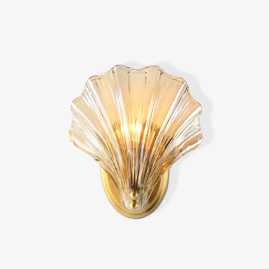 ShellGlow Væglampe | Muslingeformet LED-Lampe med Kystnær Elegance