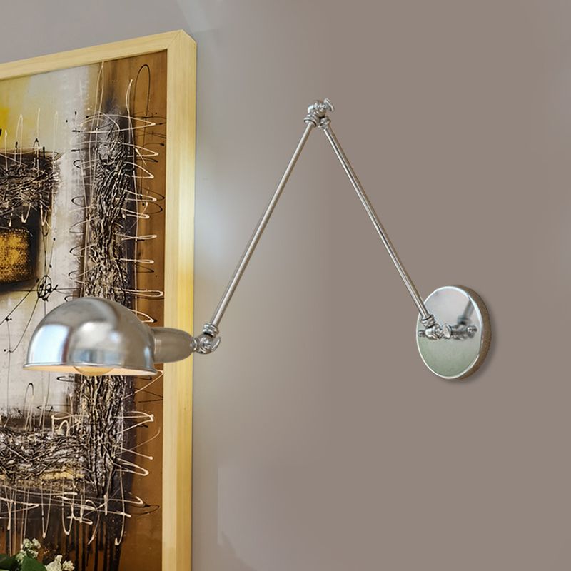 SilverSwing | Slank Metal Justerbar Lampe