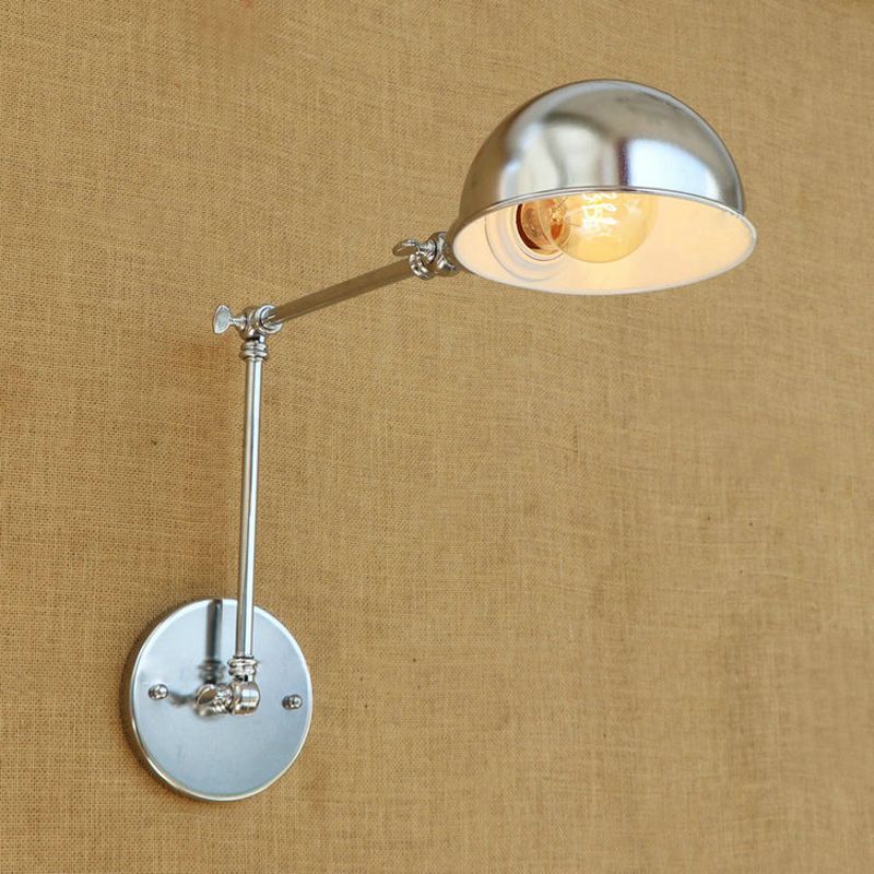 SilverSwing | Slank Metal Justerbar Lampe