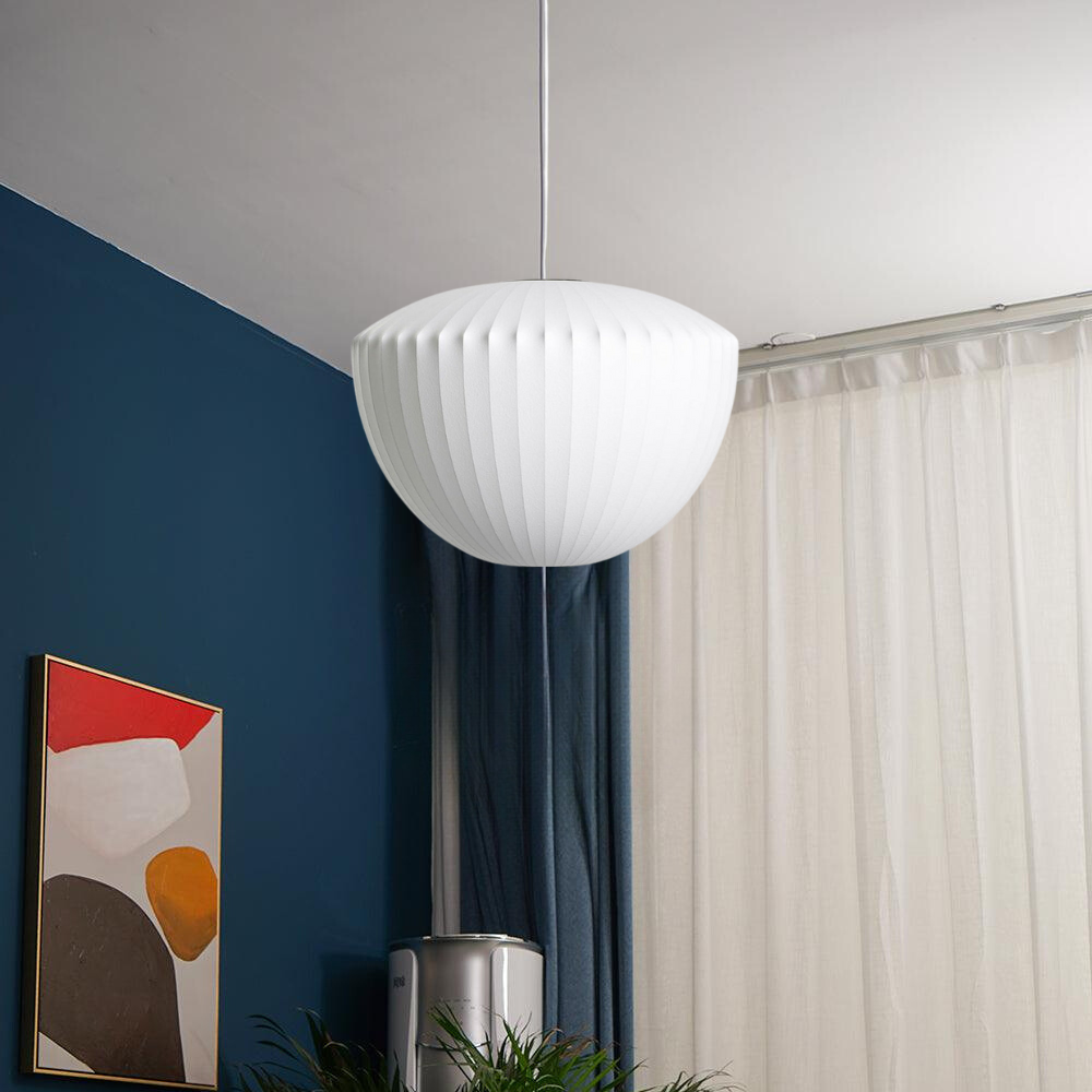 SleekGlobe | Glass Pendant Lamp for Modern Elegance