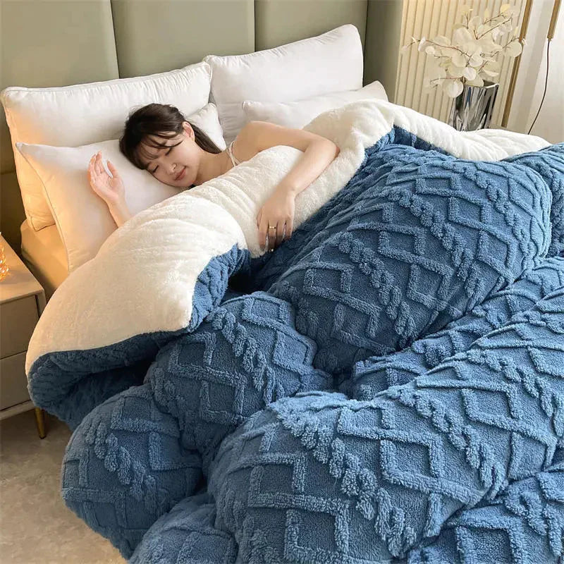 SnugHaven | Luksuriøst fleece vinterdynebetræk til varme og komfortable nætter