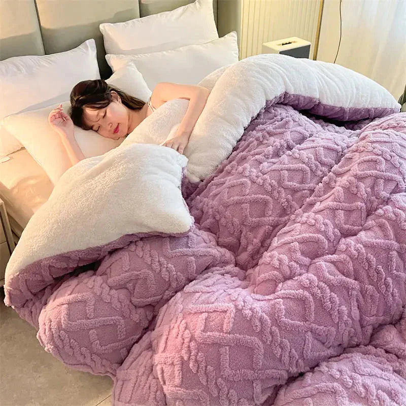 SnugHaven | Luksuriøst fleece vinterdynebetræk til varme og komfortable nætter
