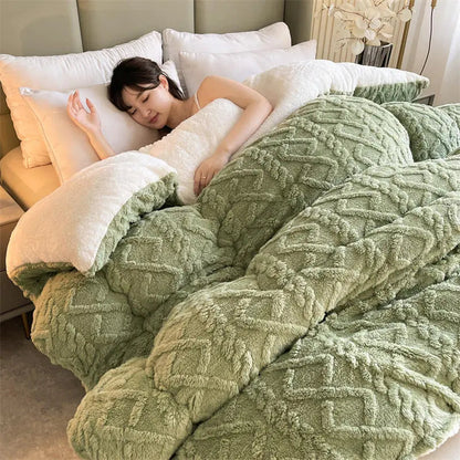 SnugHaven | Luksuriøst fleece vinterdynebetræk til varme og komfortable nætter